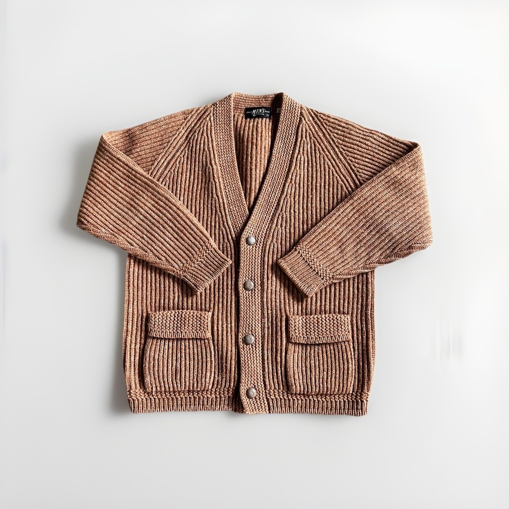 Matsuya Men's TOKYO CROSS Knit Wear Cardigan Sweater  Wool Japan